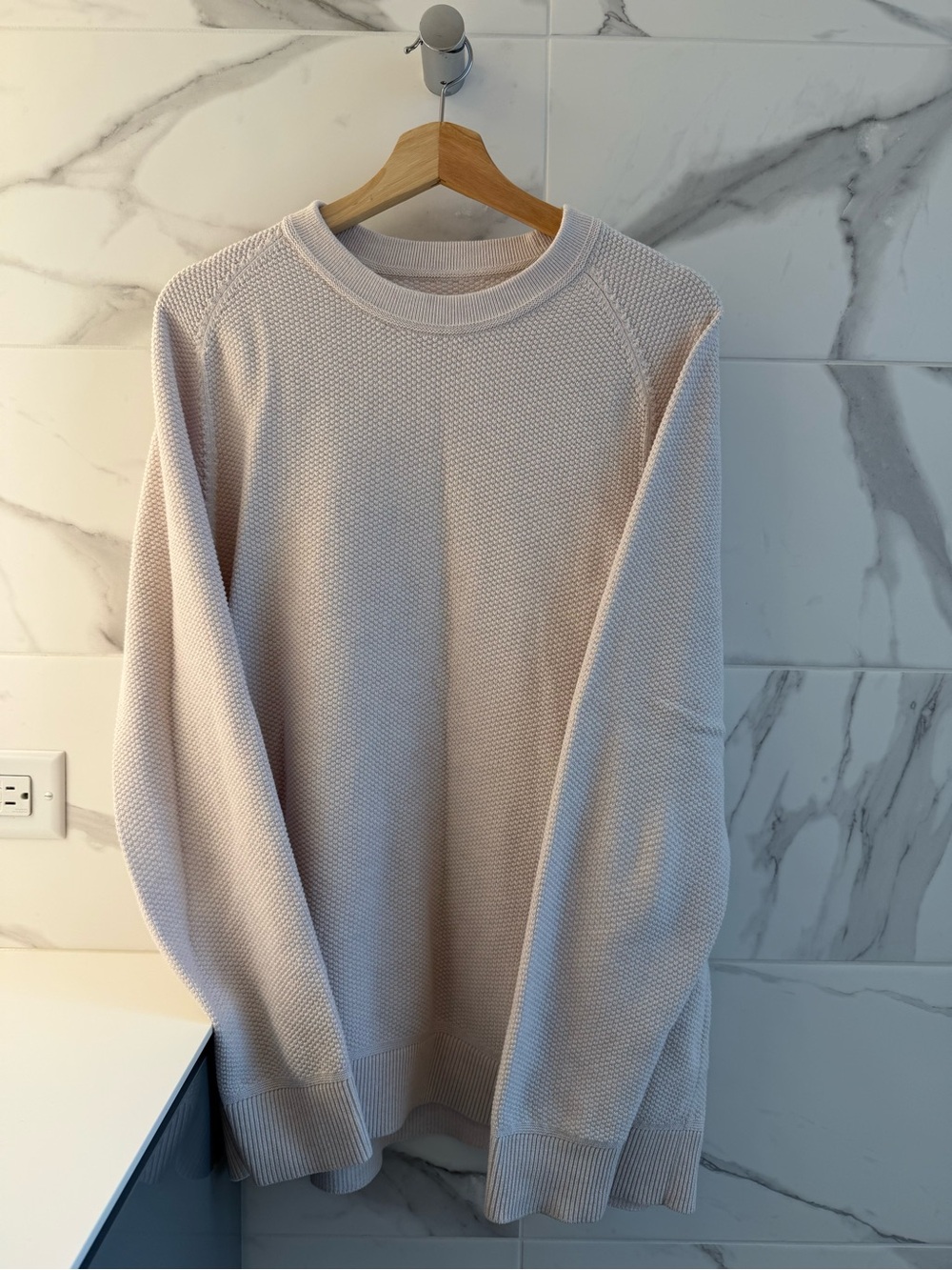 lululemon textured crew neck sweater